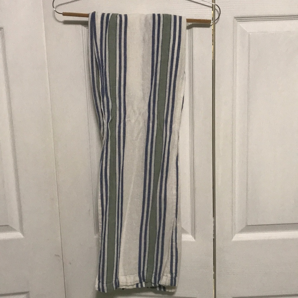 cotton wide legged beach pants
